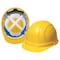 Deltaplus Hard Hat, Omega II, Polyethylene, 6 Point Ratchet, Type 1, Class E, Blue WEL19956BL - alternate 2